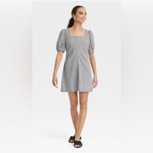 A New Day Black & White Gingham Dress